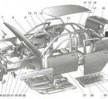 Схема кузова Ваз 2110: особенности, размеры кузова и правила ухода